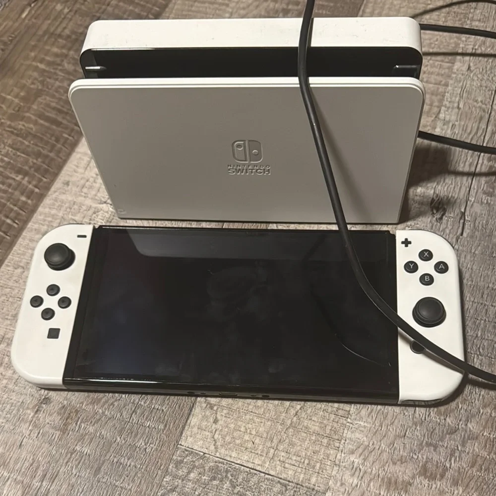 Nintendo White Console Sleek Design Versatile Play